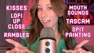 ASMR | 1 hour of your favorites! mouth sounds, spit painting, tascam, lofi, etc!! (150k special)