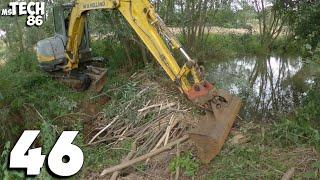How Did Beaver Dams Flood A Nearby Field With Grain - Beaver Dam Removal With Excavator No.46