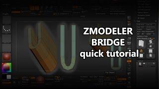 Zmodeler Bridge Quick and Dirt Tutorial