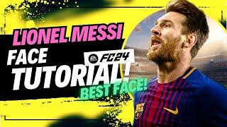 How to create the MOST ACCURATE LIONEL MESSI Face in EA FC24