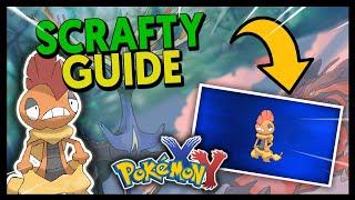 HOW TO GET SCRAFTY ON POKEMON X AND Y