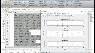 Inverse Fast Fourier Transform (IFFT) using Matlab