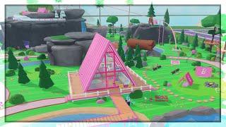 Barbie DreamHouse Tycoon , CAMPSITE Completed! in Roblox.