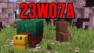 CHERRY BLOSSOMS, Sniffer, and Archaeology! - Minecraft 1.20 Snapshot 23w07a