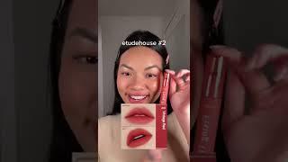 Another lip tint try on haul (etude house edition)