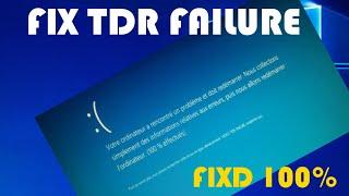 FIX TDR FAILURE BLUE SCREEN(atikmdag) sys ON WINDOWS 11/10/8.1/8/7