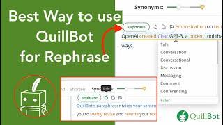 How to use QuillBot - Best Way to use QuillBot for Rephrase | QuillBot AI Paraphrasing Tool