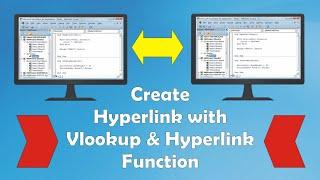 How to create Hyperlink with Vlookup and Hyperlink Function in Microsoft Excel