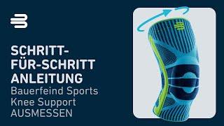 Bauerfeind Sports Knee Support - So vermisst du dein Knie korrekt