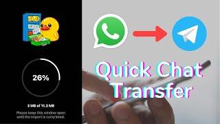 [New Update] Transfer chat from WhatsApp to Telegram (iPhone and Android)