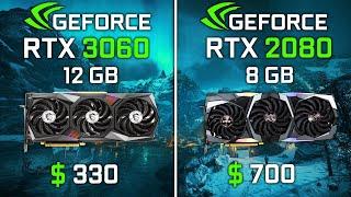 NVIDIA RTX 3060 vs RTX 2080 | Test in 6 Games