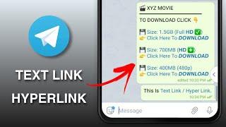How To Create Text Link In Telegram | How To Create link In Telegram