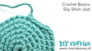 How to slip stitch (slst) - learn how to crochet Amigurumi basics