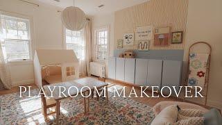 Playroom Makeover | How I Turned a Spare Room into a Playroom/Homeschool Room for My Children