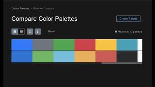 Compare Color Palettes