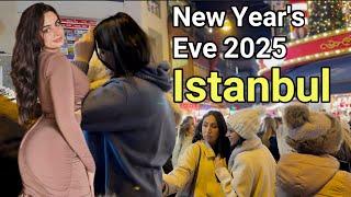 New Year's Eve 2025 in Istanbul , Turkey  | Amazing Tour With The Mood Of Christmas in Istanbul