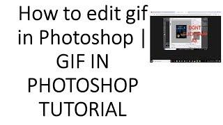 How to edit gif in Photoshop | How to remove object from Live or moving images and Pictures | GIF