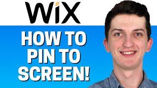 How To Pin To Screen In Wix Editor