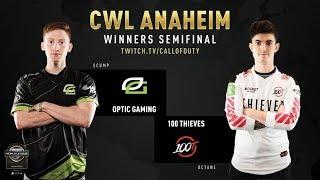 Optic Gaming vs 100 Thieves | CWL Anaheim 2019 | Winners Semifinal