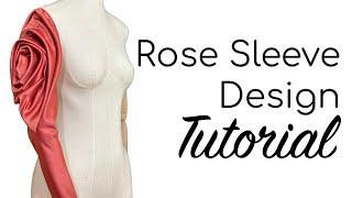 ROSE SLEEVE TUTORIAL (LONG SLEEVE) | ROSE SLEEVE PATTERN MAKING & SEWING TUTORIAL | LA MODÉLISTE