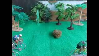 Cyclistes miniatures : cyclo-cross à la préhistoire