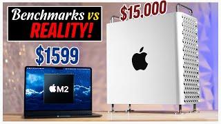 M2 MacBook Air KILLS my $15,000 Mac Pro in PRO Tasks? YES!