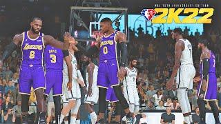 Potential Finals Match Up: LAKERS vs NETS | NBA 2K22 Next Gen Emulation Gameplay | PART 2