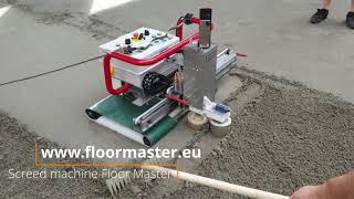 Screed robot Clapa Floor Master 130 on large areas