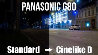 Panasonic Lumix G80 4K high ISO performance | Picture profile comparison