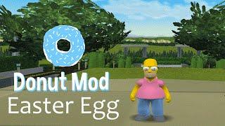 The Simpsons Hit & Run Donut Mod: Level 1 Easter Egg