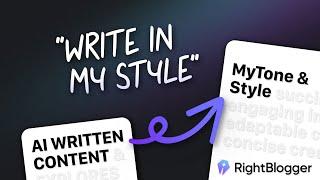 What is MyTone in RightBlogger (and How to Use It)