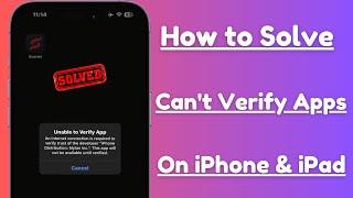 How to Fix Unable to Verify App an Internet Connection is Required / 2024