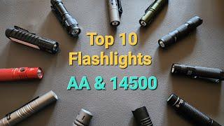  Top 10 EDC Flashlights (AA / 14500 compatible)