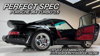 PERFECT Spec? Dry Ice Cleaning & Detailing Porsche 964 Turbo 3.6