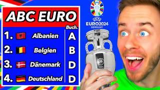 EURO 2024 - ABER in alphabetischer Reihenfolge! 