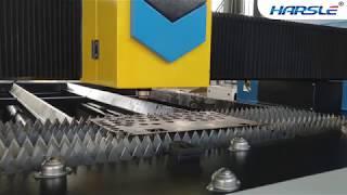 HARSLE 500W CNC Fiber Laser Cutting Machine, Stainless Steel Laser Cutting Machine