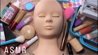 ASMR| Makeup on Mannequin (Whispered, tapping, relaxing..)