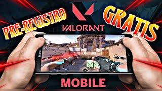 COMO PRE-REGISTRARSE GRATIS A VALORANT MOBILE 