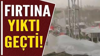 FIRTINA YIKTI GEÇTİ!