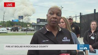 Authorities provide an update on Conyers Biolab fire | Full presser