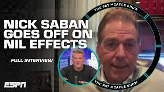 Nick Saban calls players 'TEMPORARILY COMMITTED & SELF-INDULGENT!' [INTERVIEW] | The Pat McAfee Show