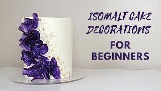 ISOMALT Cake Decorations for BEGINNERS! | Simple MODERN Cake |Cake Decorating Tutorial