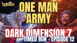 Old Man Logan Destroys Legendary Section Dark Dimension 7 Timed Run Ep. 12 Marvel Strike Force MSF