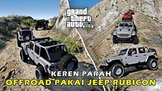 OFFROAD TURUN GUNUNG PAKE JEEP RUBICON SULTAN !!! GTA 5 MOD INDONESIA