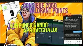 Consiguiendo 2050 Valorant point con este nuevo truco- no te lo pierdas!