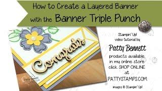 How to use the Banner Triple Punch - Stampin' Up!