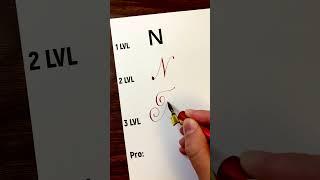 Letter N 4 Styles #art #calligraphy #handwriting