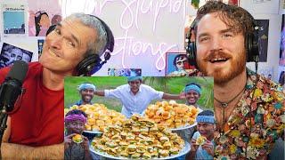 INDIAN BURGER | VADA PAV | Indian Street Food Recipe Making in Village | REACTION!!