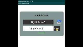 CAPTCHA code short video