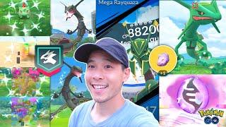 SHINY MEGA Rayquaza Elite RAID Day! How REALLY Was THIS Event? Worth The Hype Or Ruined (Pokémon GO)